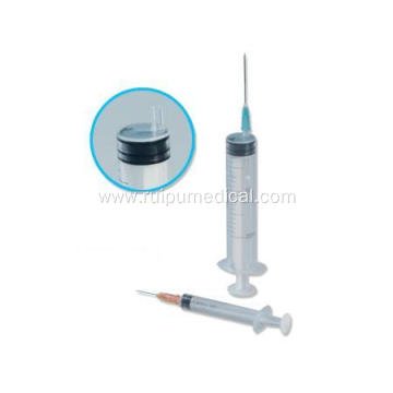 3 Parts Luer Slip Disposable Syrings Medical Injection